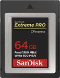 SanDisk Extreme Pro 64 GB Type B UHS Class 3 1500 MB/s  Memory Card