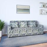 Bharat Lifestyle Marion Fabric 3 Seater  Sofa (Finish Color - White, DIY(Do-It-Yourself))