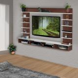 Flipkart Perfect Homes Studio Engineered Wood TV Entertainment Unit (Finish Color - Acacia Dark_White, DIY(Do-It-Yourself))