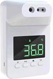 MCP Infrared_thermometer Non-Contact,Wall-Mounted Infrared Forehead K3 with LCD Display, Fever Alarm for Factories, Shops, Restaurants, School, Office Building Thermometer (White)