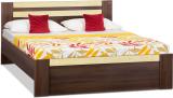 Delite Kom Woody Engineered Wood Queen Bed (Finish Color - Acacia Dark, Delivery Condition - Knock Down)