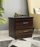 Om Shiv Engineered Wood Side Table (Finish Color - ASIAN DARK, Pre-assembled)