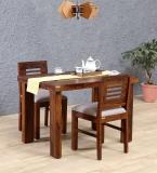 Sarswati Furniture Solid Wood 2 Seater Dining Table With 2 Chairs Dining Room Furniture/Hotel Solid Wood 2 Seater Dining Set (Finish Color -Teak Finish, DIY(Do-It-Yourself))