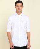 Allen Solly Men Printed Casual White Shirt