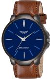 ANALOGUE Midnight Blue Dial | Caramel Brown Synthetic Leather Strap | Minimalism | Premium | Scratch Resistant | Water Resistant | 1 Year Quartz Machinery Warranty | Gifts | Trending | Festival Sale | Boys Series Analog Watch  - For Men