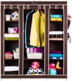 Shimon Orginial,Active,Foldable Jute Collapsible Wardrobe (Finish Color - BROWN, DIY(Do-It-Yourself))