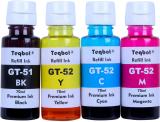 Teqbot Ink for 310 315 319 410 415 419 GT5810 GT5820 GT5821 Black + Tri Color Combo Pack Ink Bottle