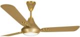 LUMINOUS Lumaire Underlight Silky Gold 1200 mm 3 Blade Ceiling Fan (Gold | Pack of 1)