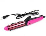 Moonlight NHC- 8890 3IN1 HAIR STRAIGHTENER FOR NEW GENERATION (PINK ) Hair Styler (Pink)