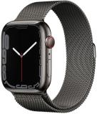 Apple Watch Series7 (GPS+Cellular-45mm)Graphite Stainless Steel Case-GraphiteLoop (Grey Strap, Regular)