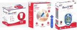 point of care 100strips + 100Lancets & Glucometer (White)