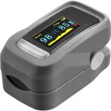 NISCOMED New Professional Series FPO-99 Finger Tip With Audio Visual Alarm With Perfusion Index Pulse Oximeter SPO2 Blood Oxygen Saturation Ratable OLED Oximeter Monitor Pulse Oximeter Pulse Oximeter (Shadow Grey)