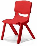 KITHANIA Baby Kids Chair Strong and Durable Kids Plastic School Home Study Chair Plastic Chair (Finish Color - RED, Pre-assembled)