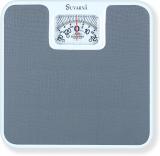 SUVARNA ELEGANT (BR-9011), Personal/Bathroom Scale in Square Shape with new ANTI SKID REXINE, Body Weight Machine for Human Body, Capacity: 130Kg (Grey) Weighing Scale (Grey)