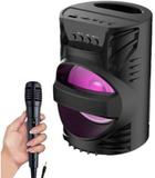 Clairbell KDM_573O_LZ 4104||WS-04|| Karaoke Speaker With Mic compatiable With smartphones 15 W Bluetooth Speaker (Black, Stereo Channel)