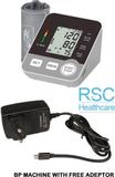 rsc healthcare RSC-088 Digital Bp Monitor WITH AC/DC ADEPTOR Fully Automatic Arm-type Digital Blood Pressure Monitor with option for micro USB port ( Made In India ) WITH ONE YEAR WARRANTY Bp Monitor (Grey)