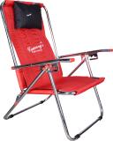 Cauvery enterprises Metal Outdoor Chair (Red, Pre-assembled)