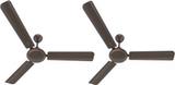 HAVELLS Reo Tejas ES (53W) 1 Star 1200 mm 3 Blade Ceiling Fan (Energy Saving | Smoke Brown | Pack of 2)