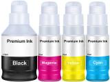 greencom GI-71 Ink compatible for Canon G1020, G2020, G2021, G2060, G3020, G3060 Black + Tri Color Combo Pack Ink Bottle