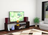 Das Engineered Wood TV Entertainment Unit (Finish Color - Flowery Wenge, DIY(Do-It-Yourself))