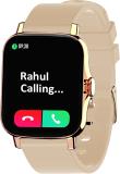 PA Maxima Max Pro X6 Calling with Speaker and Mic Smartwatch (Gold Strap, Free Size)