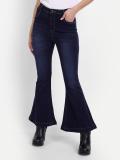 NEXT ONE Boot-Leg Women Dark Blue Jeans