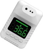 MCP K3 Wall Mount Non-Contact,Wall-Mounted Infrared Forehead with LCD Display, Fever Alarm for Factories, Shops, Restaurants,School,Office Buildings Thermometer (White)