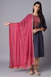 W Polyester Solid Women Dupatta