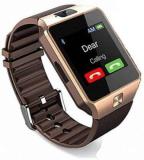 gazzet Calling mobile 4G watch with CAMERA; Smartwatch (Brown Strap, Free)