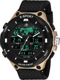 Joymart Reborn 9084 Rose Gold Men Sport Military Series Analogue Digital Military Green Waterproof Chorono Analog-Digital Watch  - For Men