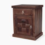 Tannu Craft Side table solid in sheesham wood for your living room, bedroom (Pre-assembled) Solid Wood Bedside Table (Finish Color - Walnut, Pre-assembled)