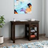 Induscraft Sheesham Wood Solid Wood Study Table (Free Standing, Finish Color - Brown, Pre-assembled)