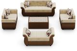 Bharat Lifestyle Alina Fabric 3 + 3 + 2 + 2 Sofa Set (Cream Brown, DIY(Do-It-Yourself))