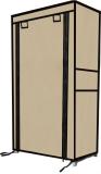 POOWEREST collapsible rack shelf organizer PVC Collapsible Wardrobe (Finish Color - Beige, DIY(Do-It-Yourself))