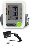rsc healthcare Fully Automatic Digital Blood Pressure Monitor With Large LCD Is Play & Oscillometric Method For Most Accurate Measurement WITH AC/DC ADEPTOR Bp Monitor (White)