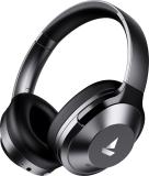 boAt Nirvanaa 751 ANC Hybrid Active Noise Cancellation Bluetooth (Gunmetal Grey, On the Ear)