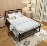 homdec Ursa Metal Double Bed (Finish Color - Black, Delivery Condition - DIY(Do-It-Yourself))