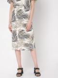 VERO MODA Printed Women Straight Beige Skirt