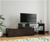 Home Full Prince Engineered Wood TV Entertainment Unit (Finish Color - Wenge, Knock Down)