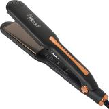 Abs Pro ABS 444 Professional 4 X Protection Coating Gold Women's Hair Straightening Iron Hair Straightener (Black, Gold)