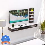 BLUEWUD Primax TV Unit with Storage Shelves for Decor Display Upto 42 Inches Engineered Wood TV Entertainment Unit (Finish Color - Wenge, DIY(Do-It-Yourself))