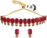 RUBANS Alloy Gold Jewellery Set (Pack of 1)