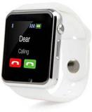 Gazzet 4G A1 Black watch, calling Smartwatch (White Strap, Free)