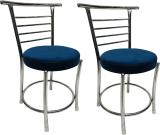 Tarun dining chair restaurant hotel Chair Leatherette Dining Chair (Set of 2, Finish Color - Blue)