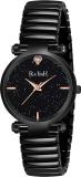 RELish Premium Black Dial & Elastic Band Analogue Watch for Women & Girls Premium Black Analog Watch  - For Women