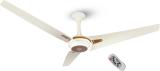 Superfan Super Q 5 star rated high flow energy efficient (Elegance Brown) 1400 mm 3 Blade Ceiling Fan (BLDC Motor with Remote | Elegance Brown | Pack of 1)