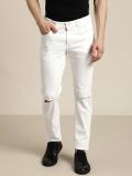 ether Slim Men White Jeans