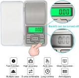 thermomate Mini Digital Pocket Scale 200gm Weighing Machine, 0.01 to 200 G, poket scale Weighing Scale (Silver)