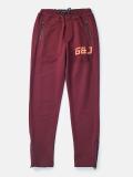 GINI & JONY Track Pant For Boys (Maroon, Pack of 1)