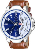 Fogg Brown Day and Date Men's Watch 